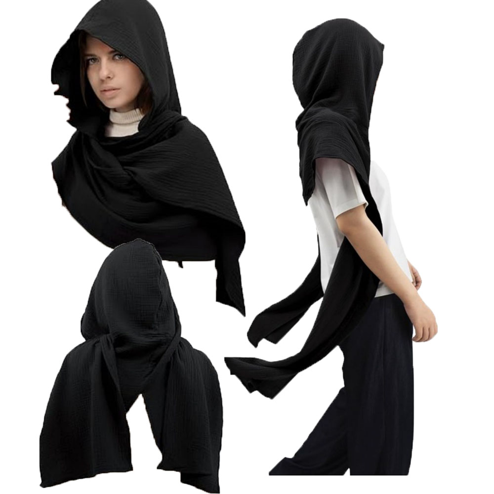 Medieval Men'S Accessories - ユニセックスハロウィンコスチューム中世マスク帽子コスプレルネッサンスフード付きマントアサシンブラックゴシックヴァンパイアアクセサリー