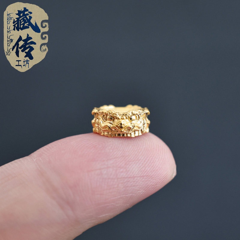 Men Accessories Ring - チベット風ガルーダリングスペーサービーズ、DIYブレスレット、ネックレス、マラ、祈りのビーズ、アクセサリー、手作りジュエリー、工芸品、男性・女性へのギフト。
