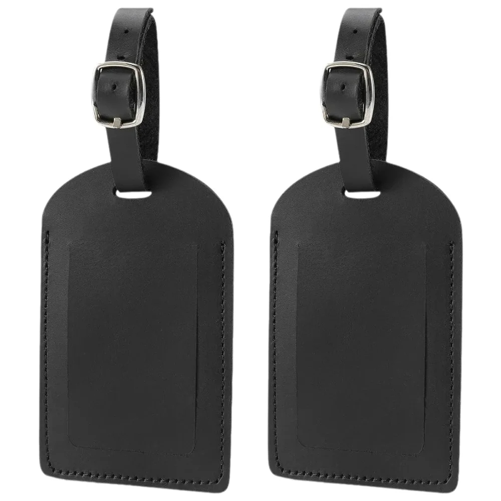 Men'S Accessories Holder - 1個入り、PUレザー製、女性・男性用、スーツケース用ラゲッジタグ、手荷物タグ、名前・住所表示用、旅行用アクセサリー。