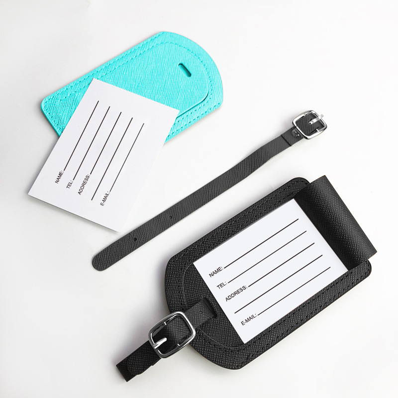 Men'S Accessories Holder - 旅行用荷物タグ 女性用 男性用 ホリデーラベル 荷物用PUレザー 搭乗券バッグタグ