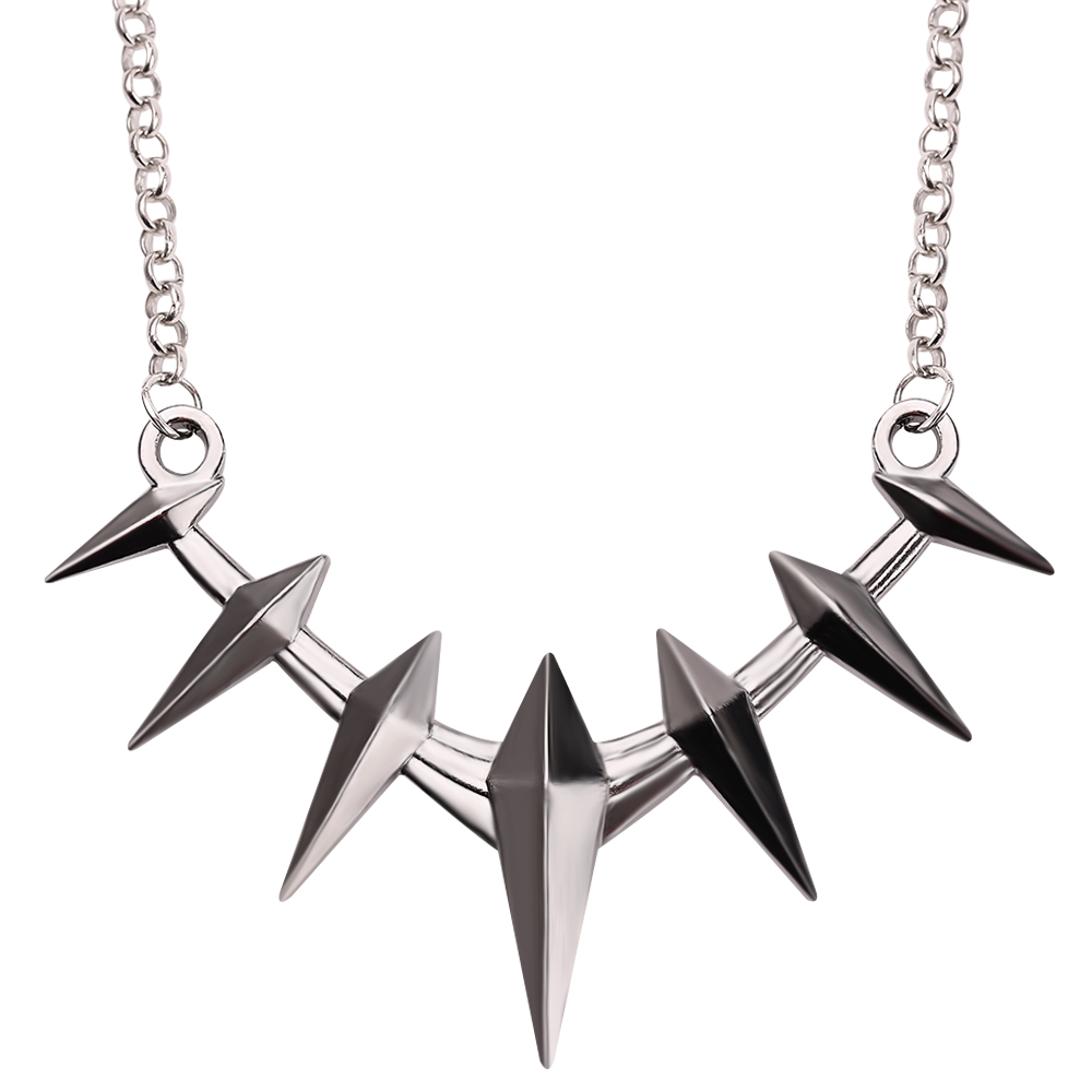 Men'S Accessories Chain - ブラックパンサーのネックレス。クールなパンサーの爪をモチーフにしたペンダント。コスプレ用アクセサリー。スーパーヒーロー風のファッションアイテム。男性向けの個性的なネックチェーン。