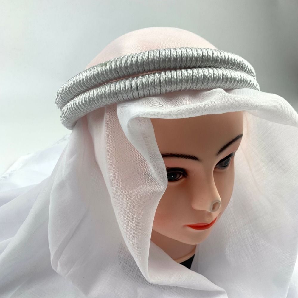 Men'S Accessories Dubai - 1 個イスラム服ヘッドウェアロープマンサウジアラビアドバイイスラム教徒ヘッドロープ砂漠アクセサリー黒エガルシェマグショール