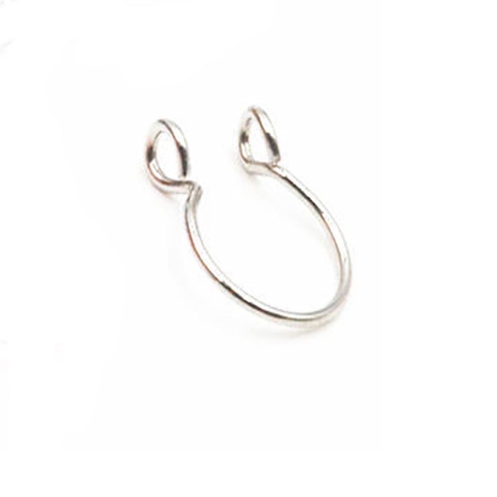女性男性用小さなヘリックス軟骨ピアスイヤリングノーズリングジ - Men Accessories Ring のレビューと価格