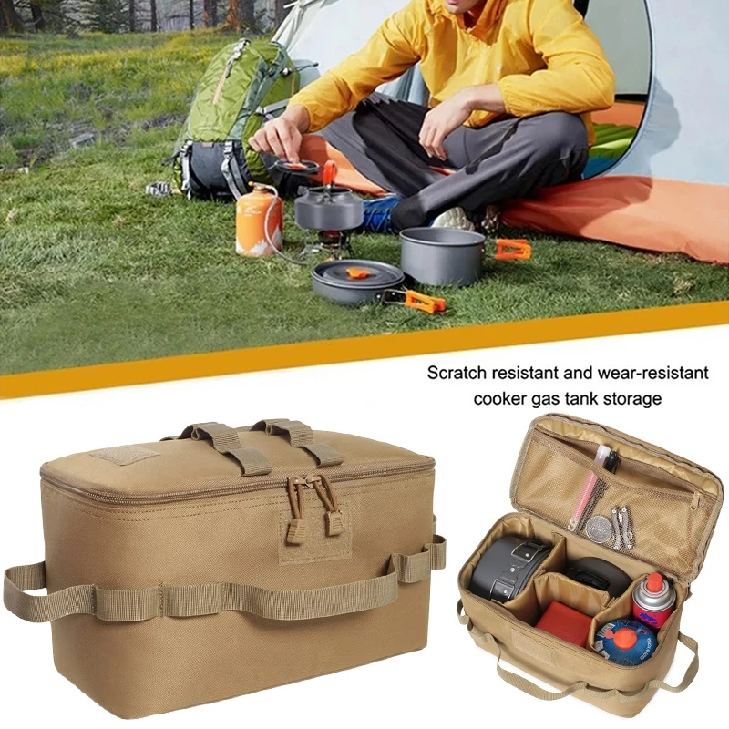 キャンプガスタンク収納袋屋外大容量グランドネイルツールバッグ - Men Accessories Organiser のレビューと価格