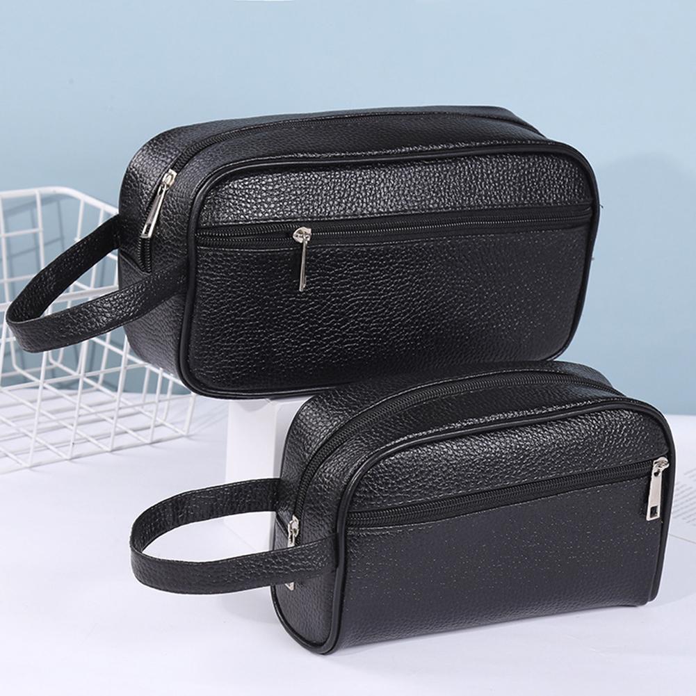 男性ビジネストラベルバッグヴィンテージリストレットバッグPU - Men Accessories Organiser のレビューと価格