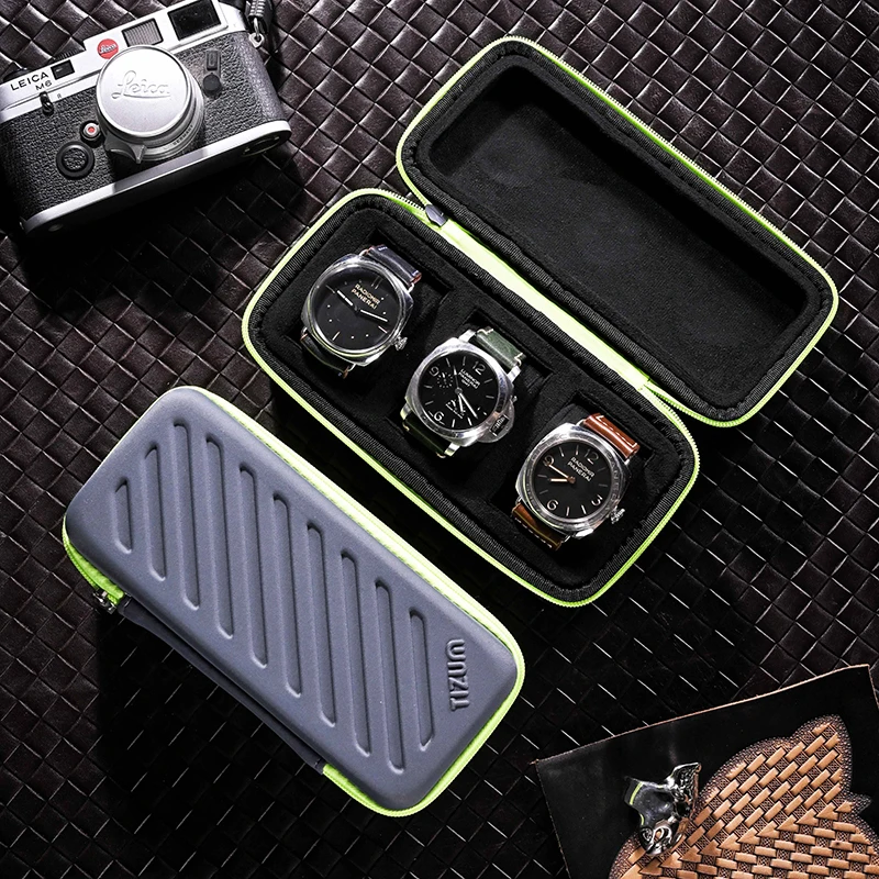 観光用の豪華な時計ケース3スロット,男性用の時計ケースを収納 - Men Accessories Organiser のレビューと価格