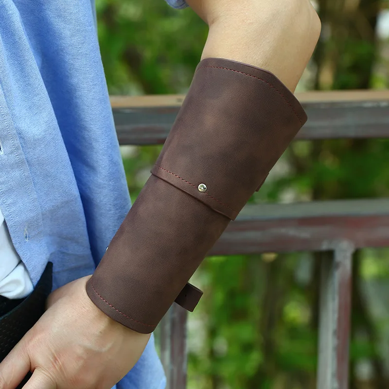 中世の鎧手袋ワイドカフブレーサーブレスレット男性スチームパン - Medieval Men'S Accessories のレビューと価格