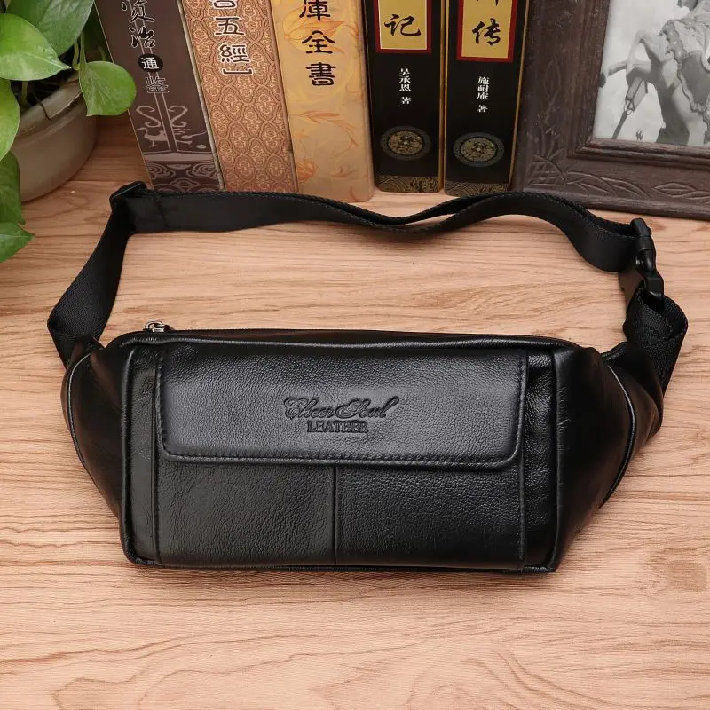 メンズ本革ベルトウエストパックバッグ、多機能携帯電話ケース、 - Men Accessories For Travel のレビューと価格