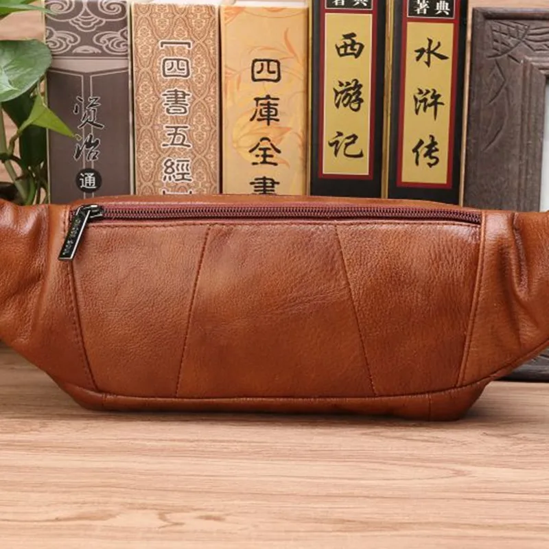 メンズ本革ベルトウエストパックバッグ、多機能携帯電話ケース、 - Men Accessories For Travel のレビューと価格