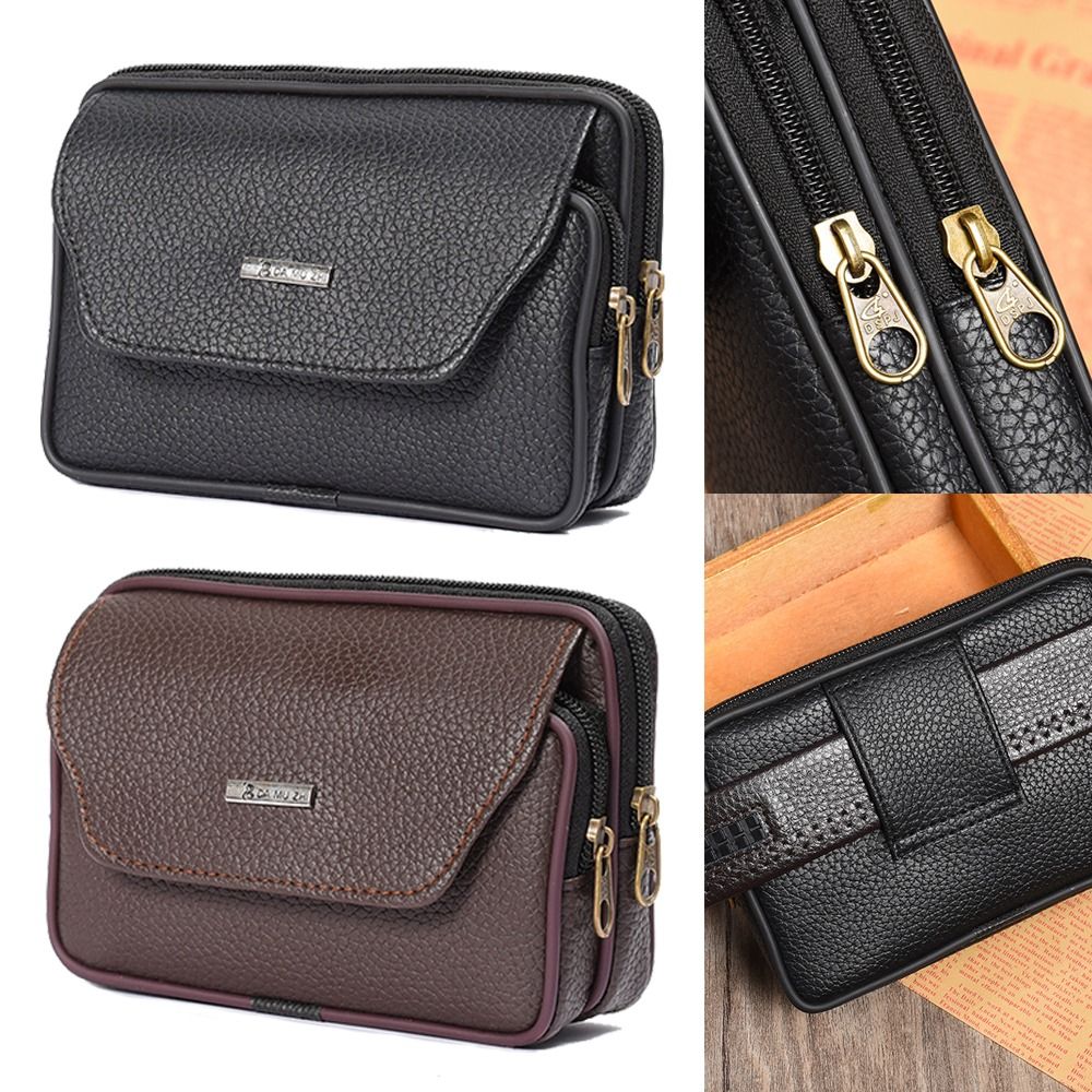 カジュアルPUレザーメンズウエストバッグスポーツ防水バムベル - Men Accessories For Travel のレビューと価格