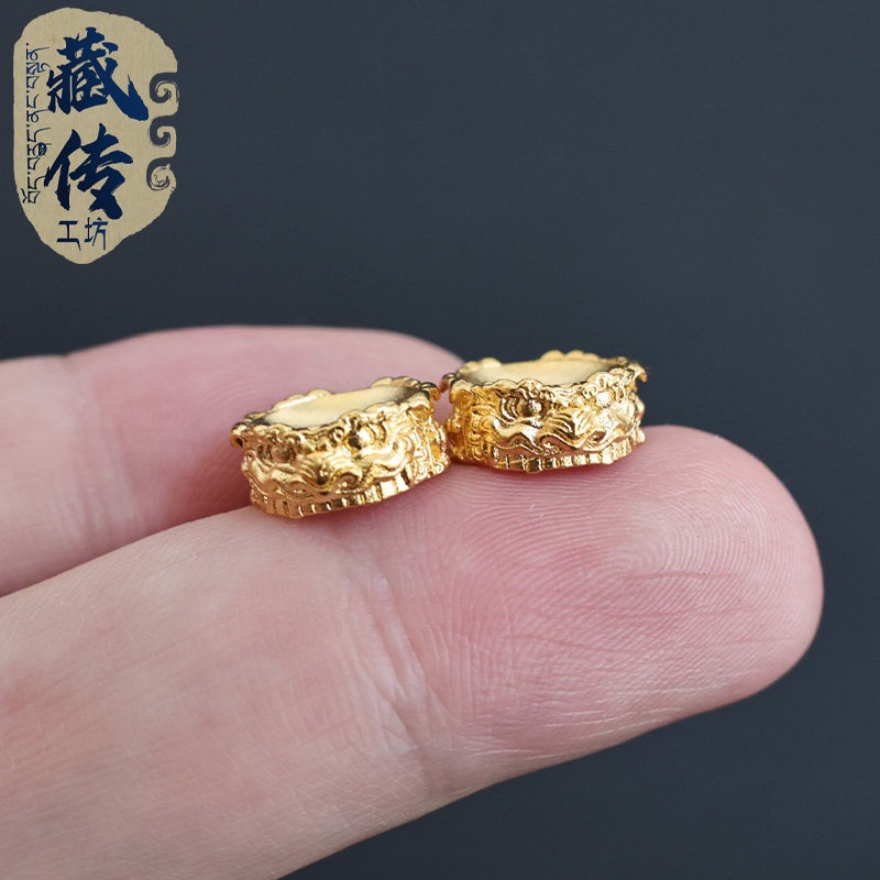 チベット風ガルーダリングスペーサービーズ、DIYブレスレット - Men Accessories Ring のレビューと価格