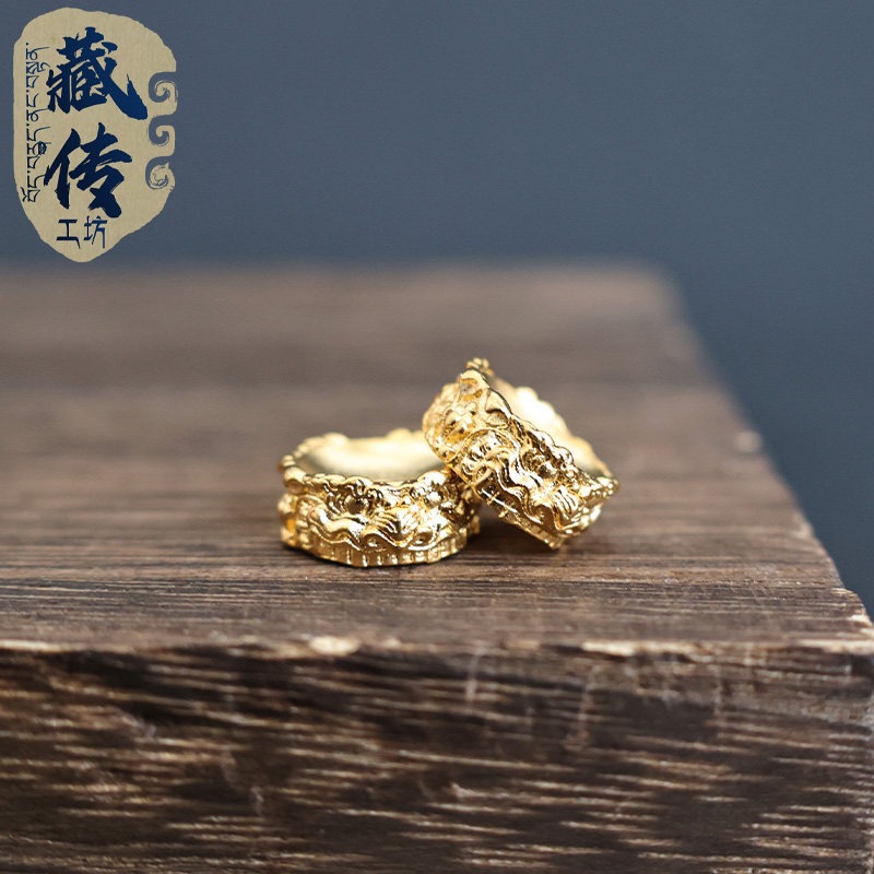 チベット風ガルーダリングスペーサービーズ、DIYブレスレット - Men Accessories Ring のレビューと価格