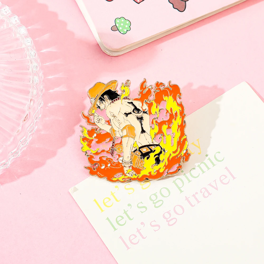1 Pc クラシックアニメブローチ人格エースキャラクターエナ - Lapel Pin Enamel のレビューと価格