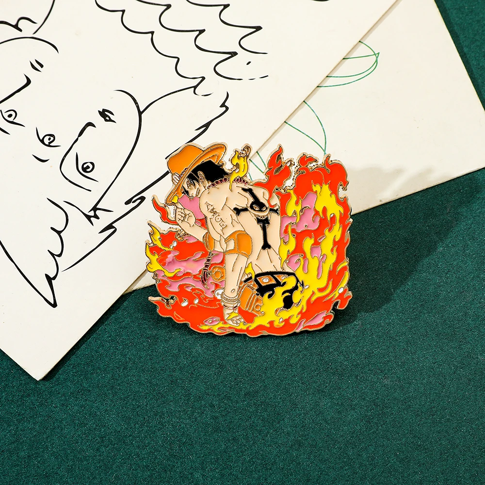 1 Pc クラシックアニメブローチ人格エースキャラクターエナ - Lapel Pin Enamel のレビューと価格