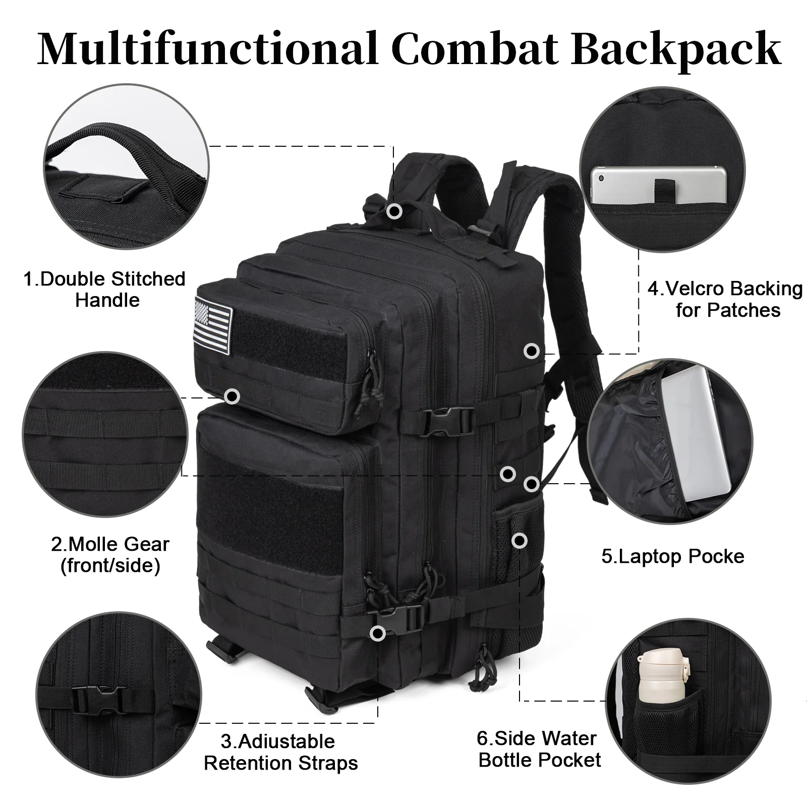 60L アーミーミリタリータクティカルバックパック メンズト - Men Accessories For Travel のレビューと価格