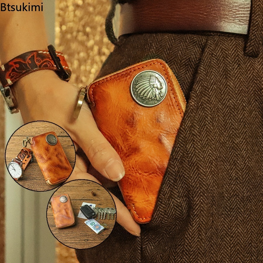 高級高品質オリジナルレザーメンズキーホルダーオーガナイザーポ - Men Accessories Organiser のレビューと価格