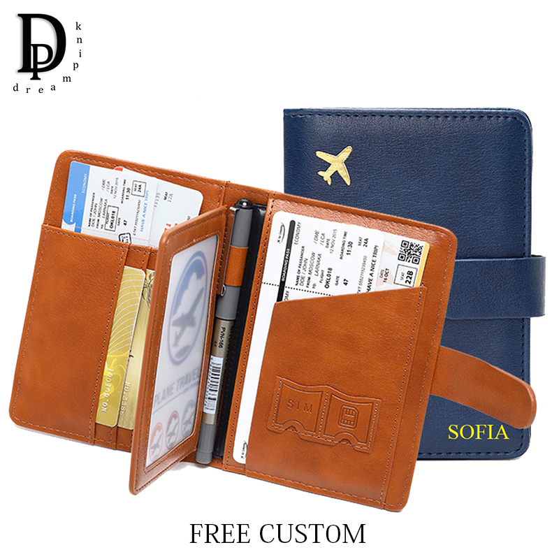 カスタムレター旅行パスポート財布ファッション Pu レザー大 - Men'S Accessories Holder のレビューと価格