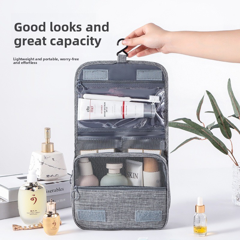 大容量吊り下げ式トイレタリーバッグ、乾湿分離型トラベルメイク - Men Accessories For Travel のレビューと価格