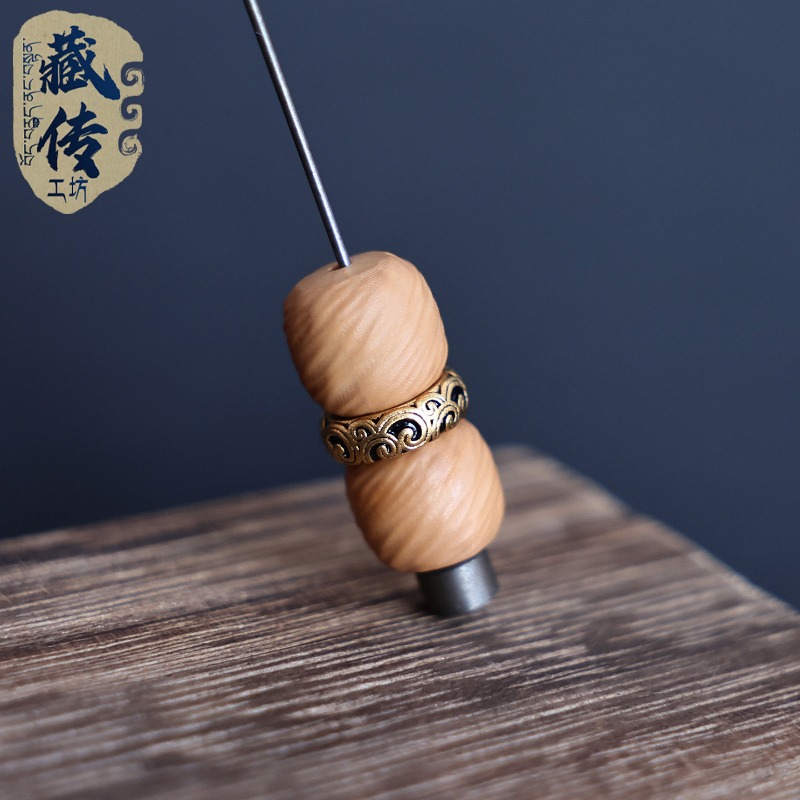 18K製のタングリングビーズセパレーター。ウェンワンブレスレ - Men Accessories Ring のレビューと価格