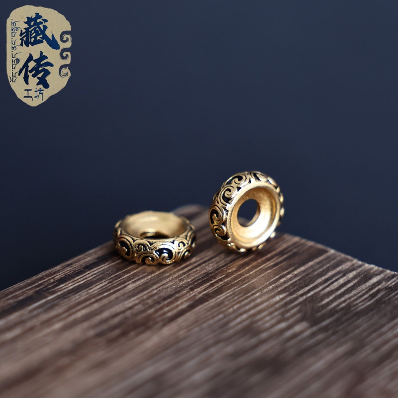 18K製のタングリングビーズセパレーター。ウェンワンブレスレ - Men Accessories Ring のレビューと価格