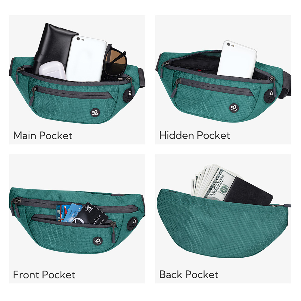 男性と女性のための防水軽量ウエストバッグ,スポーツバッグ,小 - Men Accessories For Travel のレビューと価格