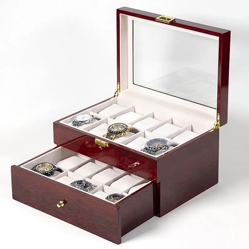 3-12スロット木製腕時計オーガナイザーボックス 環境に優し - Men Accessories Organiser のレビューと価格