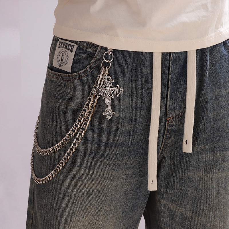 ファッションパンクメタルパンツチェーンヒップホップウエストチ - Men'S Accessories Chain のレビューと価格