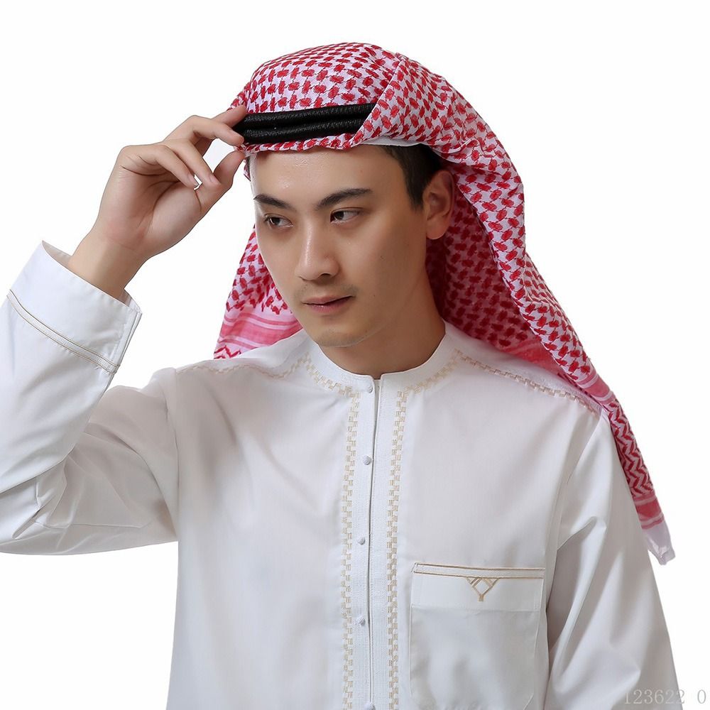 1 個イスラム服帽子ロープ砂漠アクセサリー男性サウジアラビア - Men'S Accessories Dubai のレビューと価格
