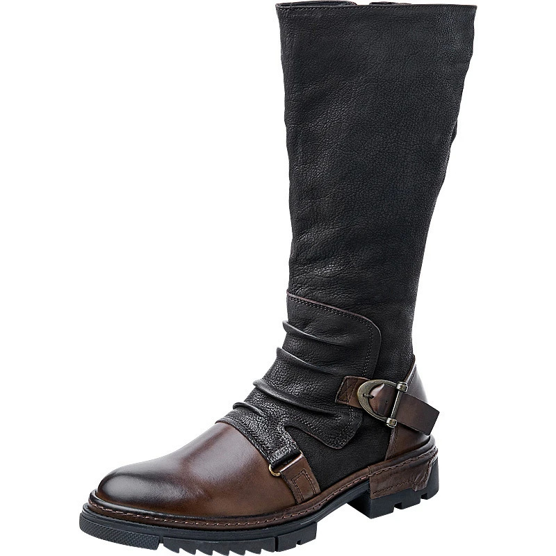 メンズ中世レトロ人工PUレザーシューズ中世アンクルブーツビク - Medieval Men'S Accessories のレビューと価格