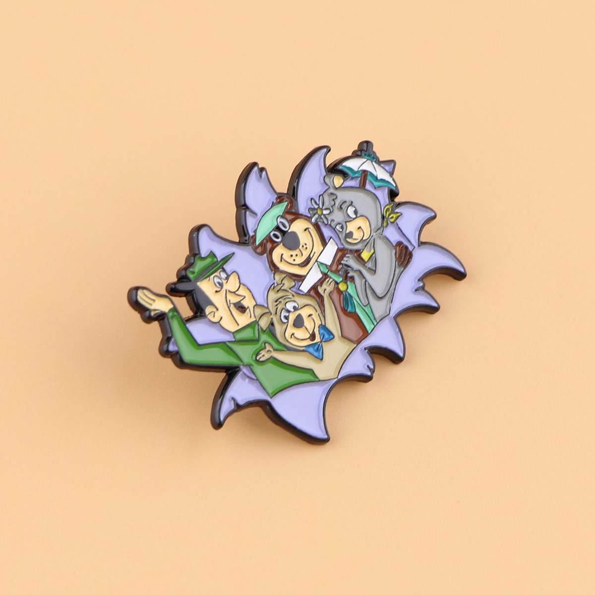 最新アニメ漫画のクマのソフトエナメルラペルブローチピンバッジ - Lapel Pin Enamel のレビューと価格