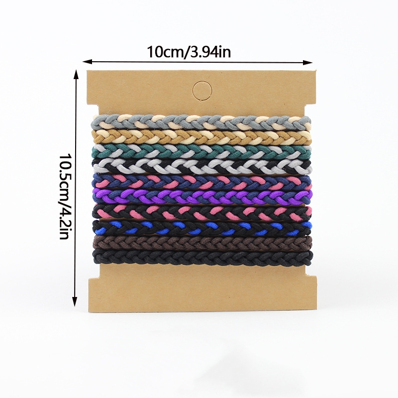 10 個ボヘミアンヘアタイブレスレットダメージなしヘアゴムバ - Men'S Accessories Holder のレビューと価格