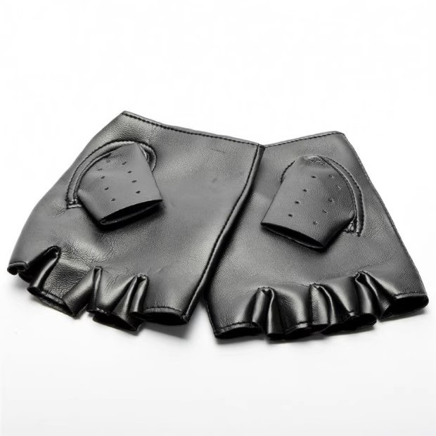 スチームパンク Pu レザー指なしコンパス手袋男性女性ファッ - Medieval Men'S Accessories のレビューと価格