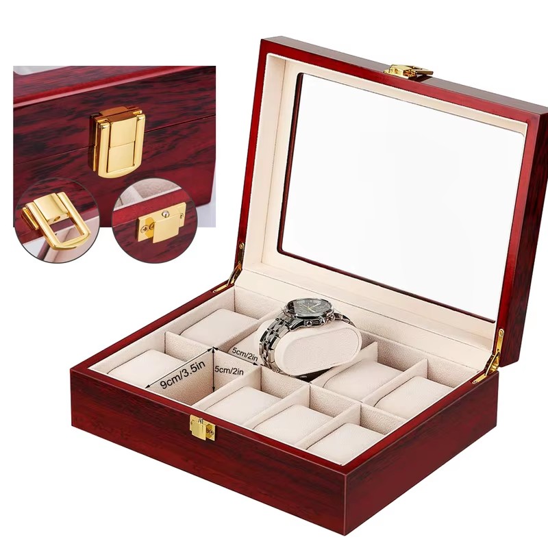 木製ジュエリー＆時計オーガナイザー、多段式収納ボックス、男女 - Men Accessories Organiser のレビューと価格