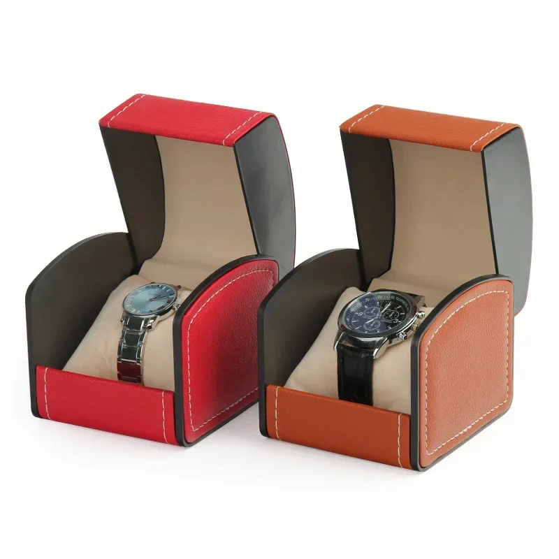 ポータブル時計ボックス PU レザー時計ケースオーガナイザー - Men Accessories Organiser のレビューと価格