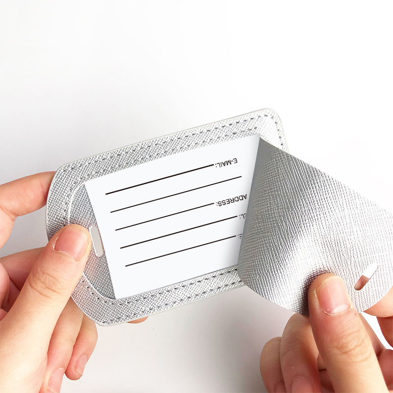 旅行用荷物タグ 女性用 男性用 ホリデーラベル 荷物用PUレ - Men'S Accessories Holder のレビューと価格