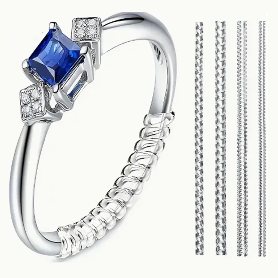 4/8個-リングサイズ調整器-目に見えないリングプロテクター - Men Accessories Ring のレビューと価格