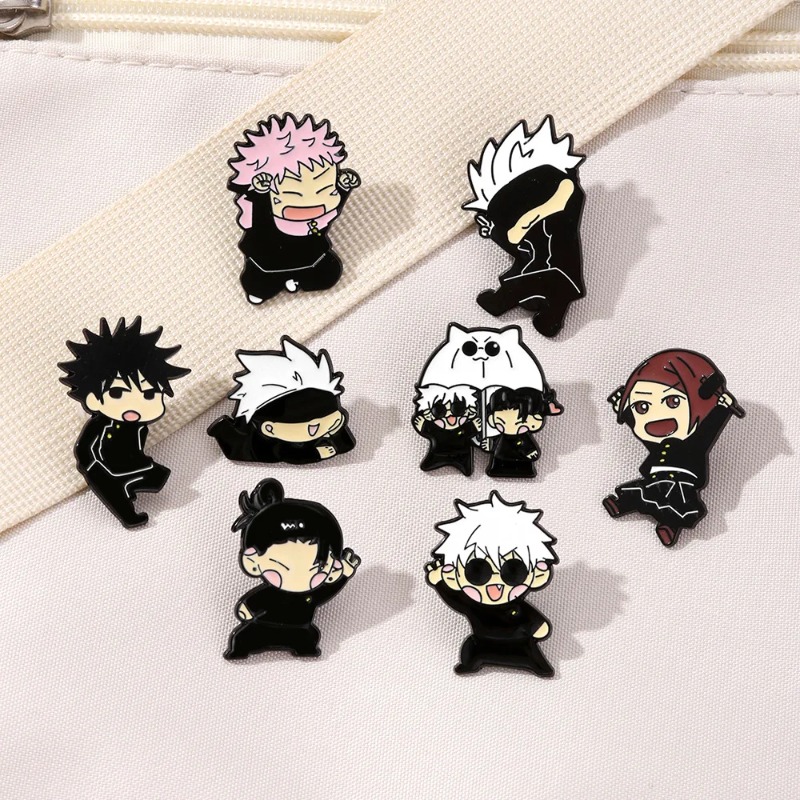 8個セット アニメ イタドリ・ユウジ エナメルピンセット 漫 - Lapel Pin Enamel のレビューと価格