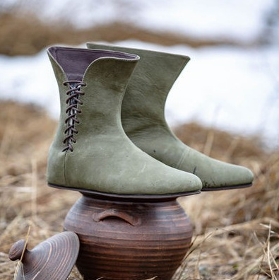 メンズ中世革靴 中世アンクルブーツ ビクトリア朝ルネサンスP - Medieval Men'S Accessories のレビューと価格