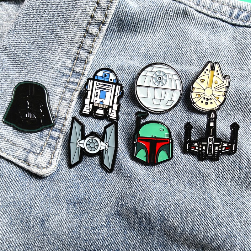 5/6/7 個のかわいいモンスターブローチエナメルピンセット - Lapel Pin Enamel のレビューと価格