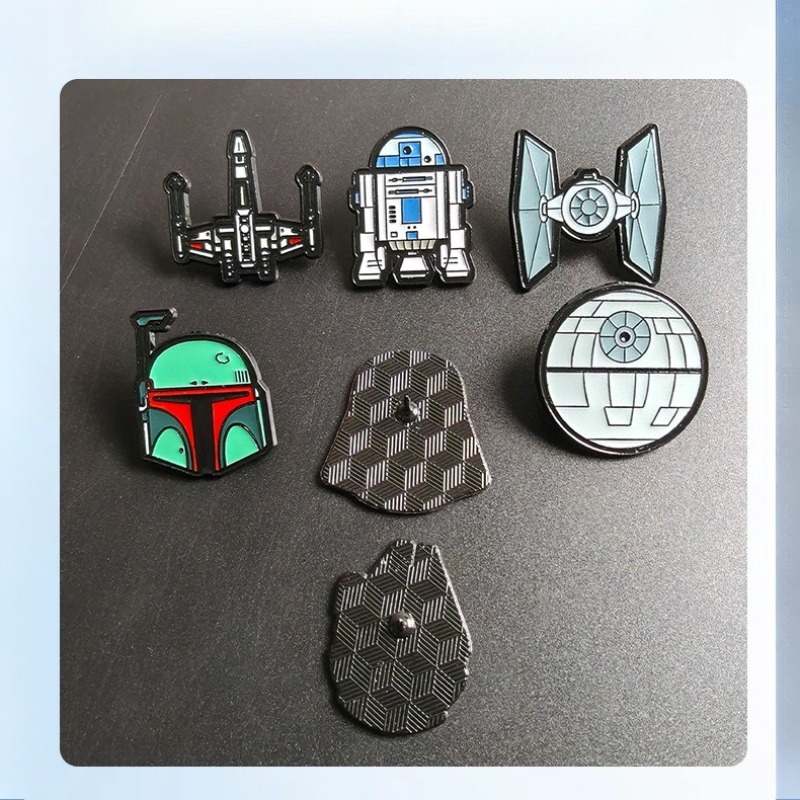 5/6/7 個のかわいいモンスターブローチエナメルピンセット - Lapel Pin Enamel のレビューと価格