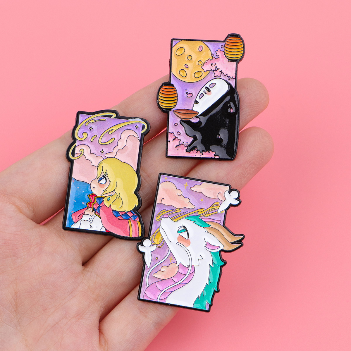 ヒーリングアニメシリーズエナメルピンお土産ラペルバッグピンか - Lapel Pin Enamel のレビューと価格
