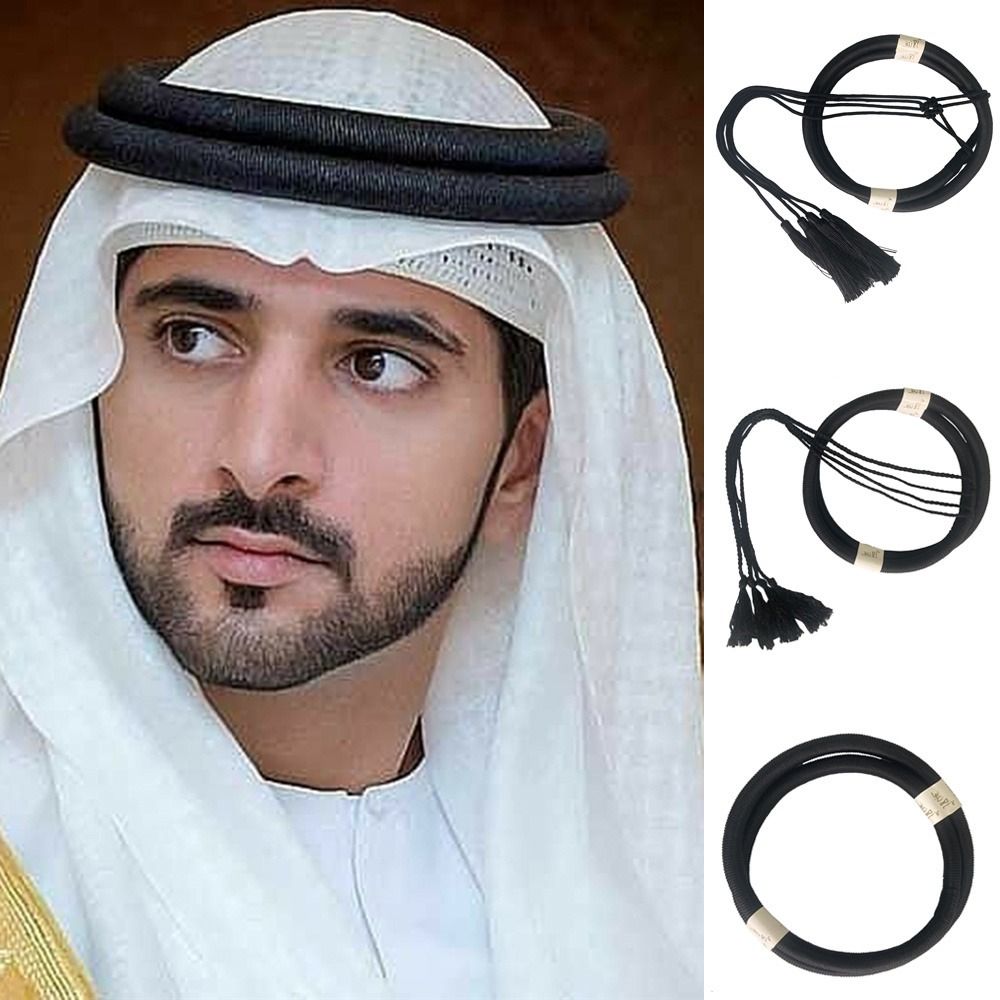 1個入りイスラム服ヘッドウェアロープ男性用サウジアラビア・ド - Men'S Accessories Dubai のレビューと価格