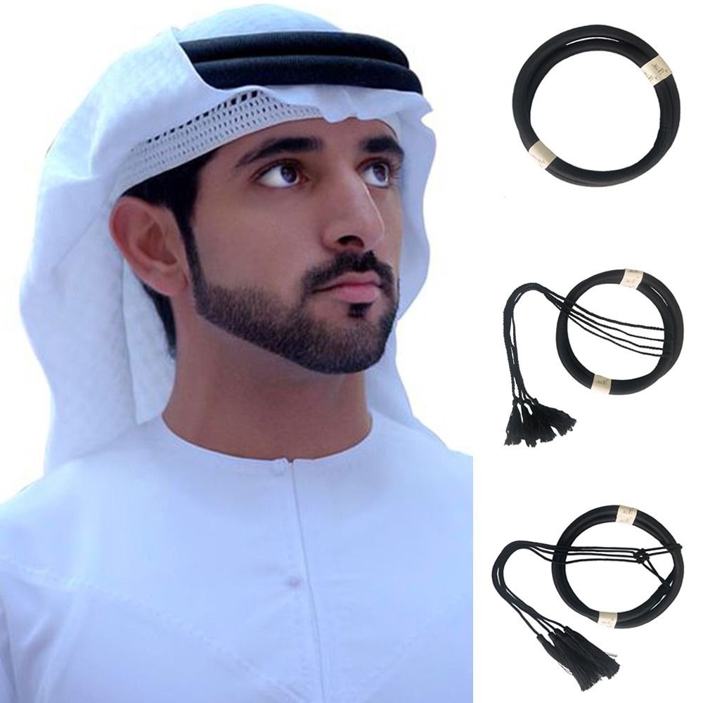 1個入りイスラム服ヘッドウェアロープ男性用サウジアラビア・ド - Men'S Accessories Dubai のレビューと価格