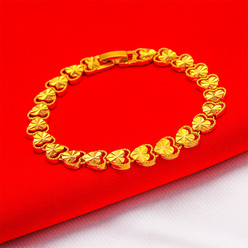 女性のためのXUHUANG-24Kゴールドメッキブレスレット - Men'S Accessories Dubai のレビューと価格