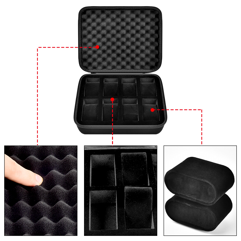 8スロットウォッチボックスオーガナイザー/メンズウォッチディ - Men Accessories Organiser のレビューと価格