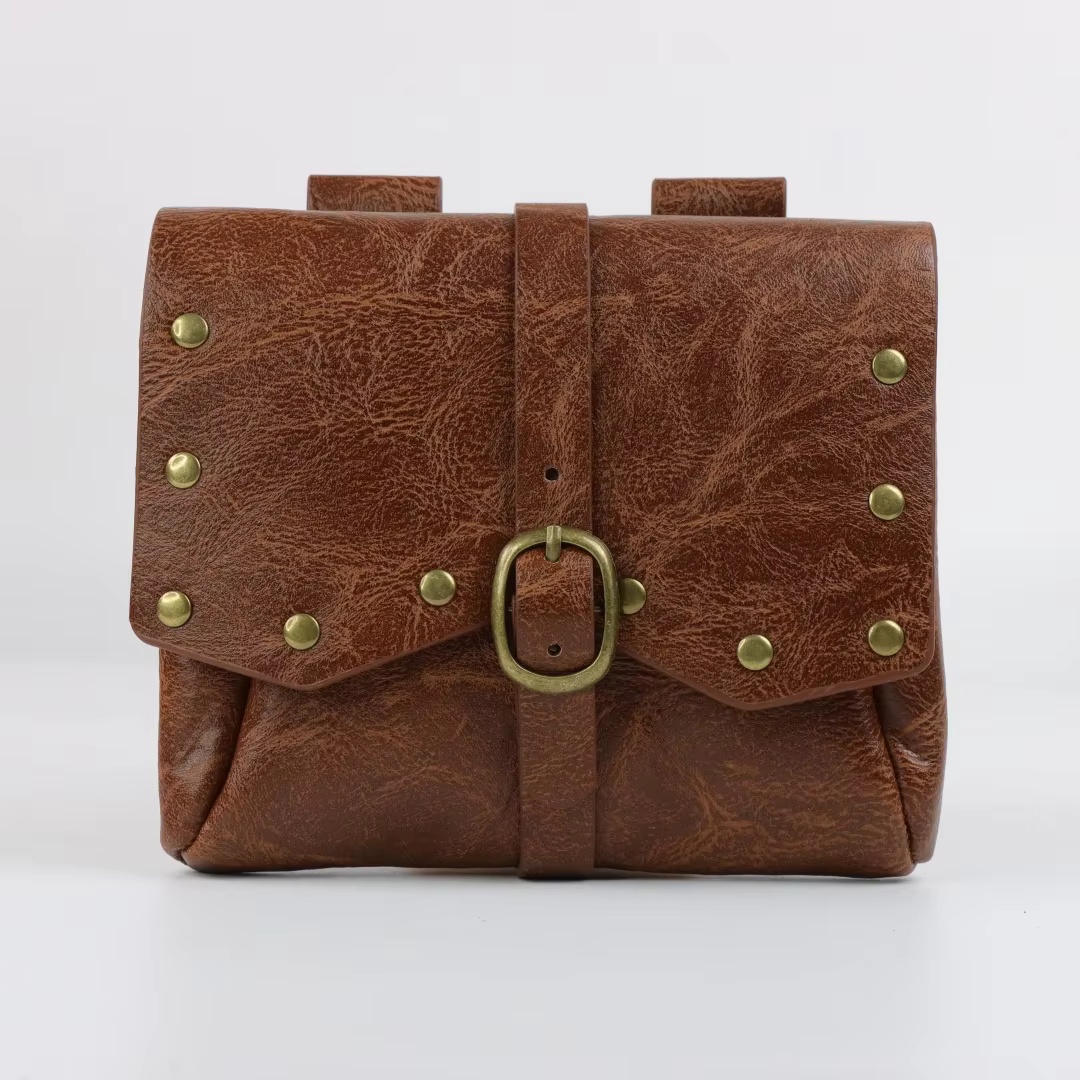 中世バイキングレザーポーチバッグスチームパンクヴィンテージ財 - Medieval Men'S Accessories のレビューと価格