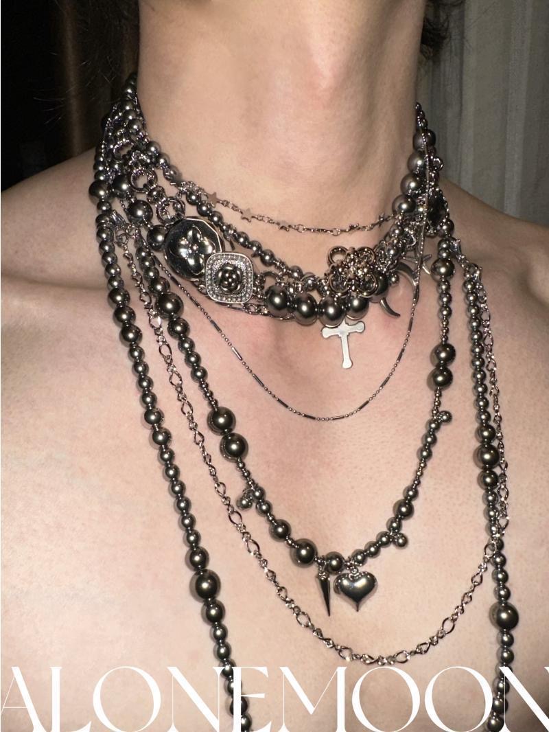 男性と女性のためのチタンとスチールのボディチェーン,オリジナ - Men'S Accessories Chain のレビューと価格