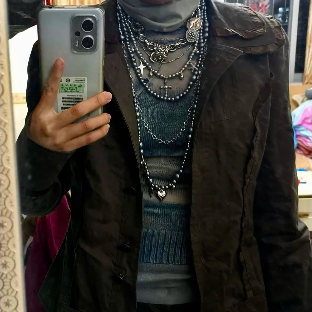 男性と女性のためのチタンとスチールのボディチェーン,オリジナ - Men'S Accessories Chain のレビューと価格