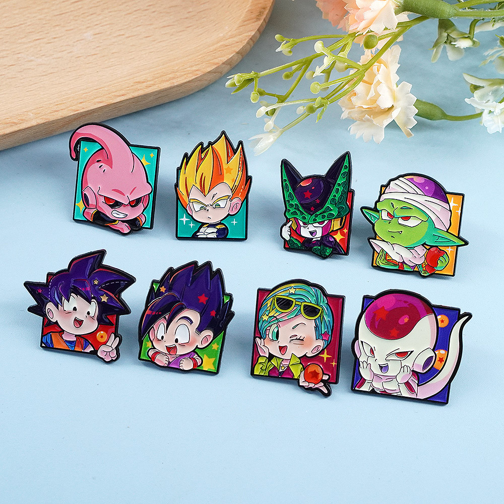 8個入り チビ悟空 エナメルピン クールなアニメドラゴン ブ - Lapel Pin Enamel のレビューと価格