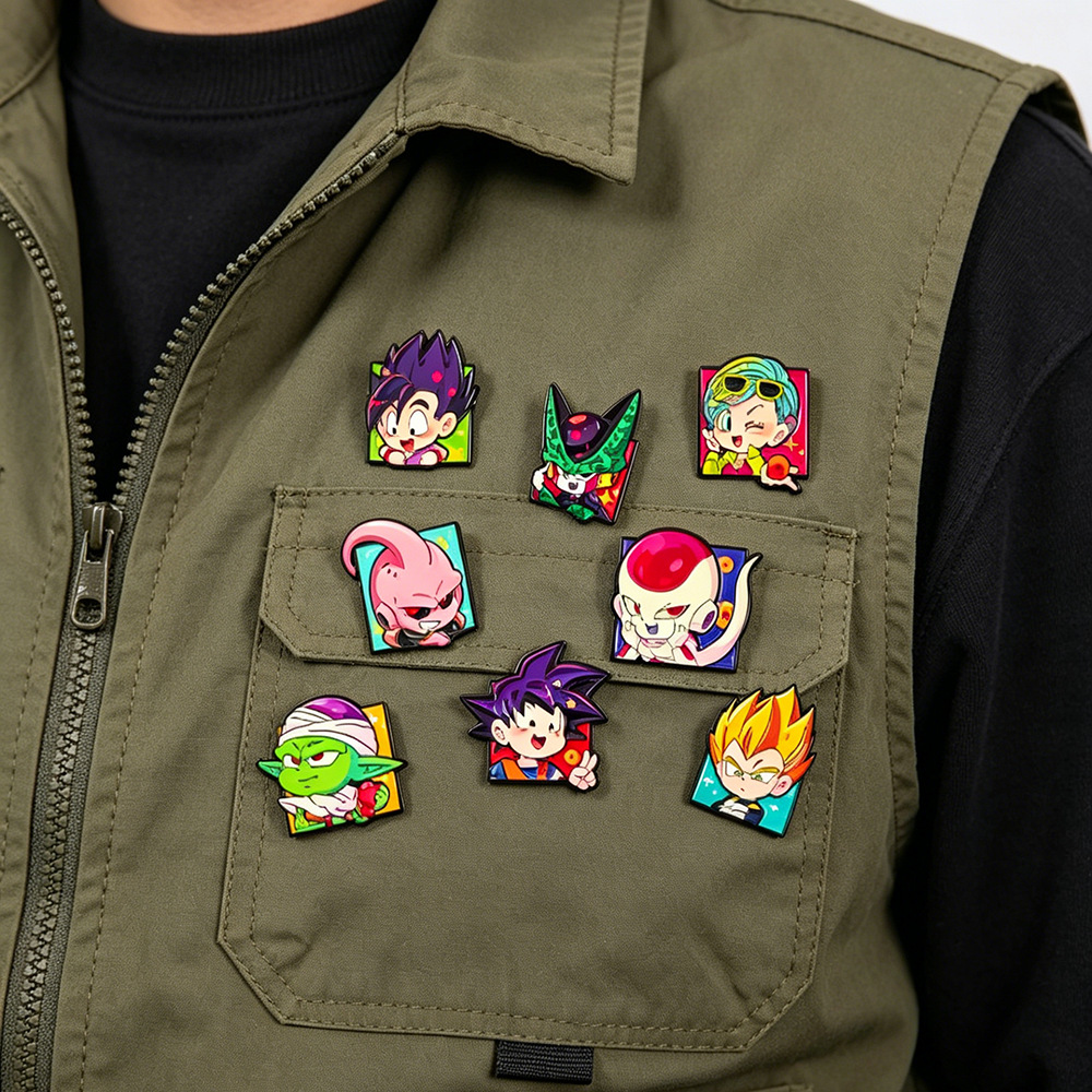 8個入り チビ悟空 エナメルピン クールなアニメドラゴン ブ - Lapel Pin Enamel のレビューと価格